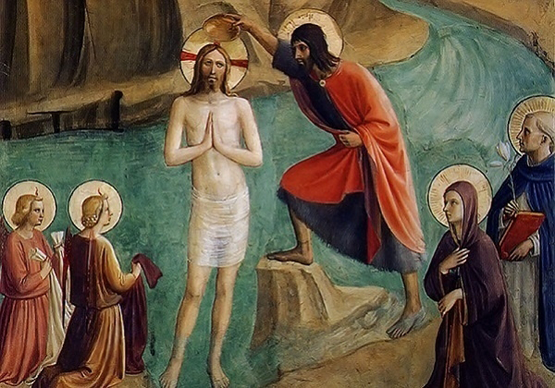 Krštenje Gospodinovo Fra Angelico